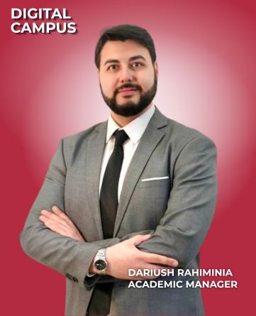 Portrait of Dariush Rahiminia, Academic Manager at Ascencia Malta Digital Campus